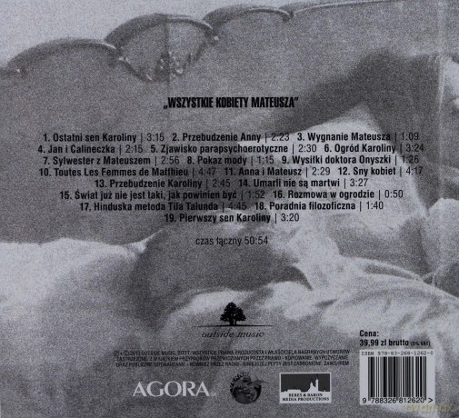 Leszek Możdżer Wszystkie Kobiety Mateusza soundtrack (digibook) [CD]