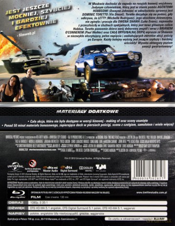 Szybcy i wściekli 6 (steelbook) [Blu-Ray]
