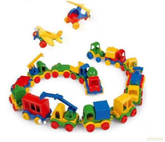 Auto plastikowe 10cm Wader 60000 kid cars [ZABAWKA]