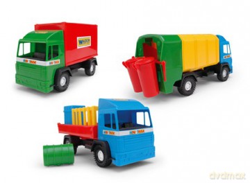 Auto plastikowe 25cm Wader 38082 mini truck solo [ZABAWKA]