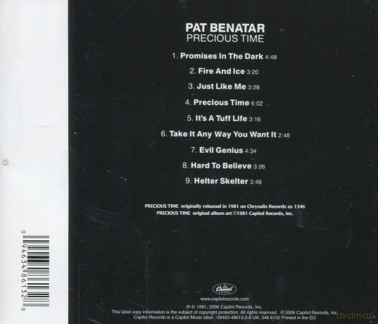 Pat Benatar: Precious Time [CD]