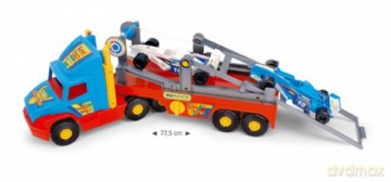 Auto plastikowe 77cm Wader 36620 truck+2 formuły [ZABAWKA]