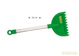 Grabki do piasku plastikowe met 36cm Wader 72510 [ZABAWKA]