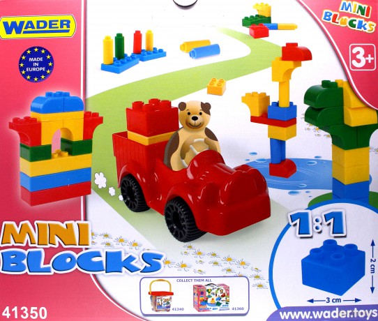 Klocki plastikowe 130szt Wader 41350 mini blocks pud [ZABAWKA]