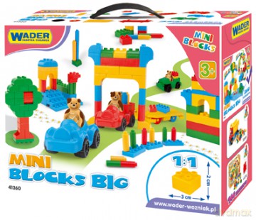 Klocki plastikowe 300szt Wader 41360 mini blocks [ZABAWKA]