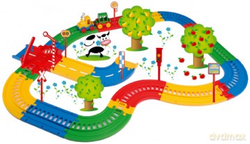 Kolejka plastikowa Wader 51700 kid cars pud [ZABAWKA]
