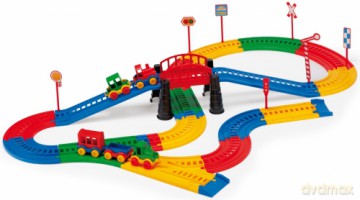Kolejka plastikowa Wader 51710 kid cars pud [ZABAWKA]