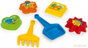 Komplet do piasku plastikowy 6el Wader 71220 siatka [ZABAWKA]