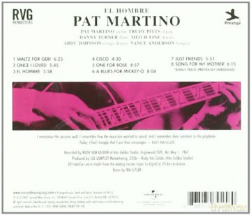 Pat Martino: El Hombre (Remasters) (RVG) [CD]