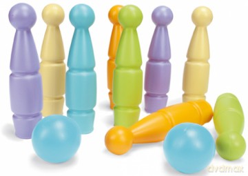 Kręgle plastikowe Wader 54110 pud [ZABAWKA]