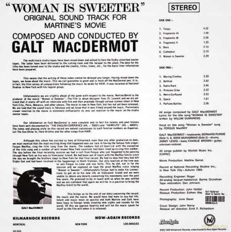 Galt Macdermot: Woman Is Sweeter (+ Booklet) [Winyl]