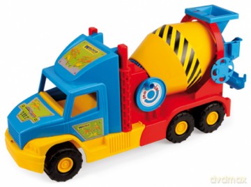 Traktor plastikowy 26cm Wader 36590 betoniarka w [ZABAWKA]