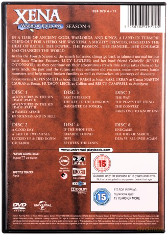 Xena: Warrior Princess Season 1-6 (Xena: Wojownicza księżniczka) [BOX] [36DVD]
