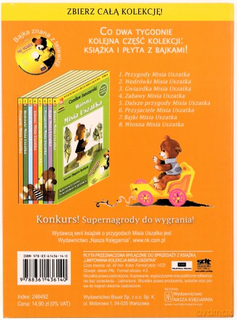 Miś Uszatek: Kompletny Pakiet [BOX] [8DVD]+[8xKSIĄŻKA]