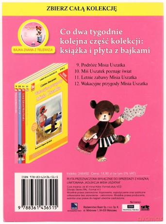 Miś Uszatek: Kompletny Pakiet [BOX] [8DVD]+[8xKSIĄŻKA]