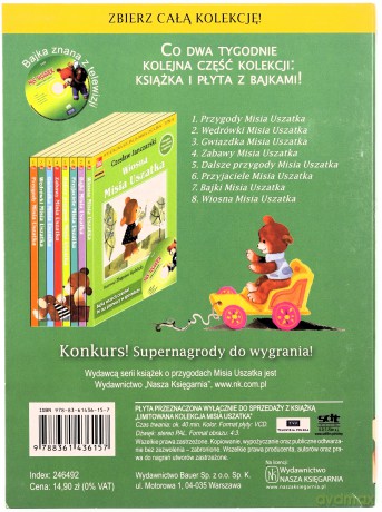 Miś Uszatek: Kompletny Pakiet [BOX] [8DVD]+[8xKSIĄŻKA]