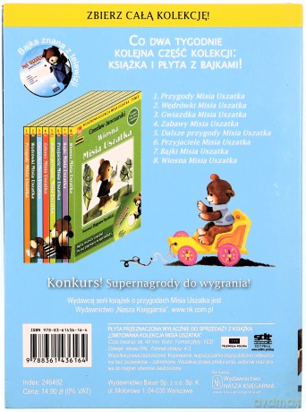 Miś Uszatek: Kompletny Pakiet [BOX] [8DVD]+[8xKSIĄŻKA]