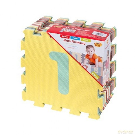 Mata piankowa pastelowa Cyfry