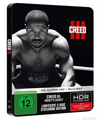 Creed III (steelbook) [Blu-Ray 4K]+[Blu-Ray]