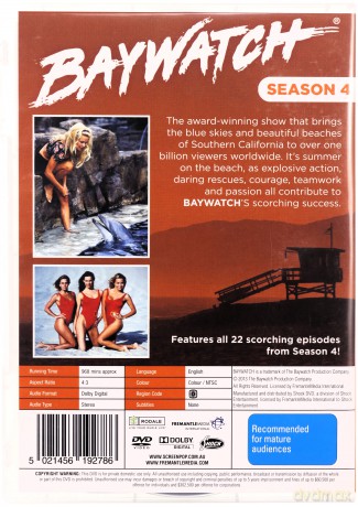 Baywatch Season 4 (Słoneczny patrol) [6DVD]