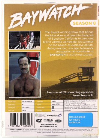 Baywatch Season 8 (Słoneczny patrol) [6DVD]