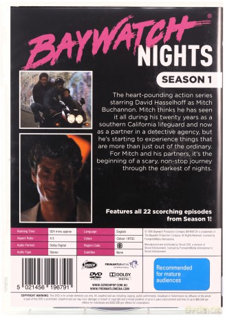 Baywatch Nights Season 1 (Nocny patrol) [6DVD]