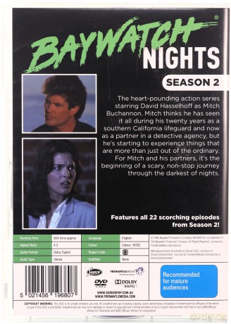 Baywatch Nights Season 2 (Nocny patrol) [6DVD]