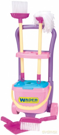 Wózek plastikowy plażowy 47cm Wader 10958 [ZABAWKA]