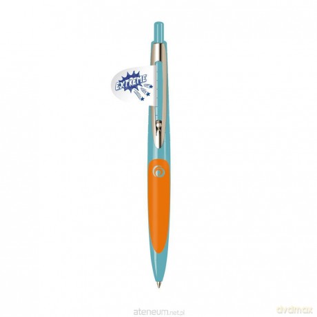 Długopis My.Pen turkus/pomarańczowy luz