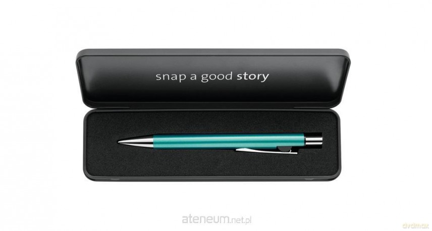 Długopis Snap K10 turkus metallic etui