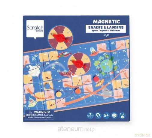 Gra magnetyczna Drabina ze spinnerem Kosmos [GRA PLANSZOWA]