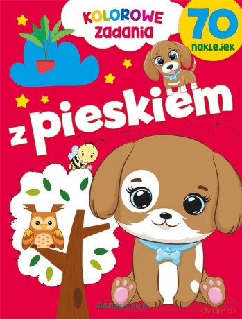 Kolorowe zadania z pieskiem [KSIĄŻKA]