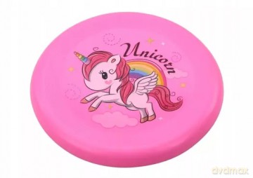 Latający dysk frisbee 20 cm Jednorożec