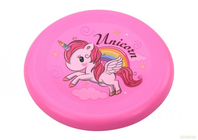 Latający dysk frisbee 20 cm Jednorożec