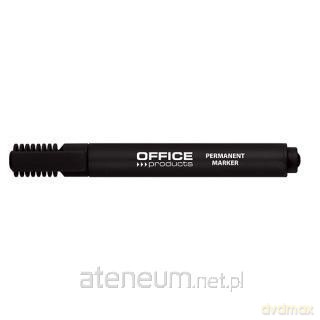 Marker permanentny ścięty 1-5mm czarny (12szt)