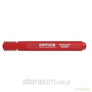 Marker permanentny ścięty 1-5mm czerwony (12szt)