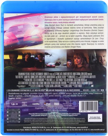 Need For Speed [Blu-Ray]