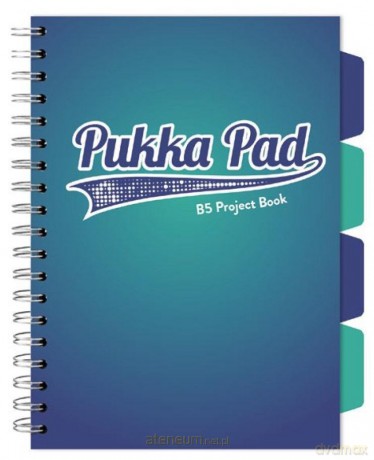 Project Book Blue B5/200K kratka morski