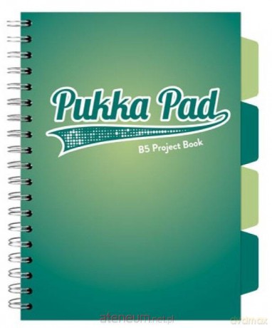 Project Book Dark Teal B5/200K kratka turkusowy