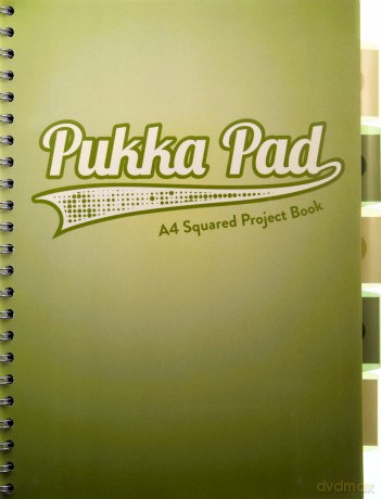 Project Book Olive Green A4/200K kratka oliwkowy