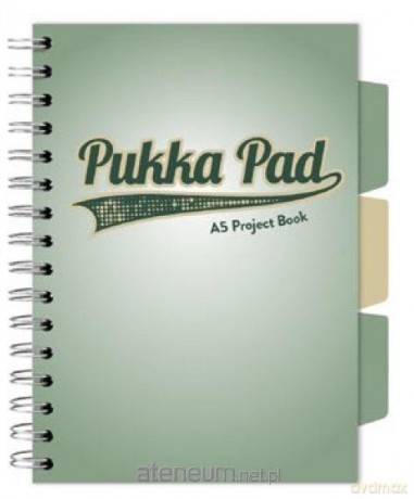 Project Book Sage A5/200K kratka zielony