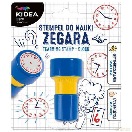 Stempel do nauki zegara