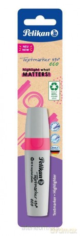 Zakreślacz 490 Eco neon różowy