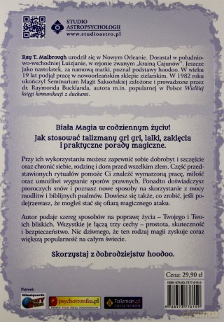 Amulety Zaklęcia i Rytuały Białej Magii Haitańskie Hoodoo - Ray T. Malbrough [KSIĄŻKA]