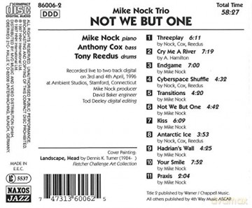 Mike Nock Trio: Not We But One [CD]