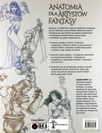 Anatomia Dla Artystów Fantasy Wyd.2013 - Glenn Fabry [KSIĄŻKA]