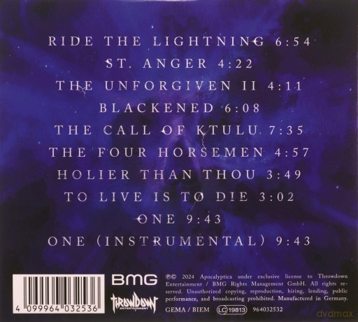 Apocalyptica: Plays Metallica, Vol. 2 [CD]