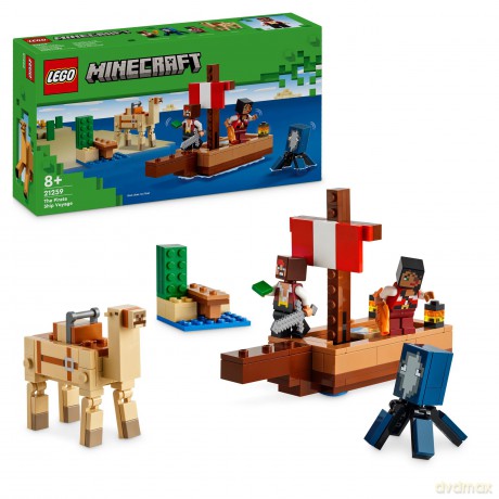 LEGO Minecraft Rejs Statkiem Pirackim (21259) [KLOCKI]