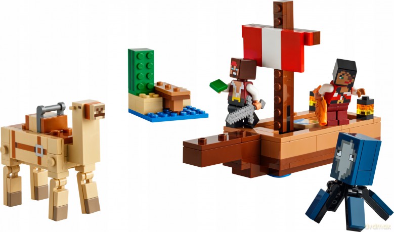 LEGO Minecraft Rejs Statkiem Pirackim (21259) [KLOCKI]