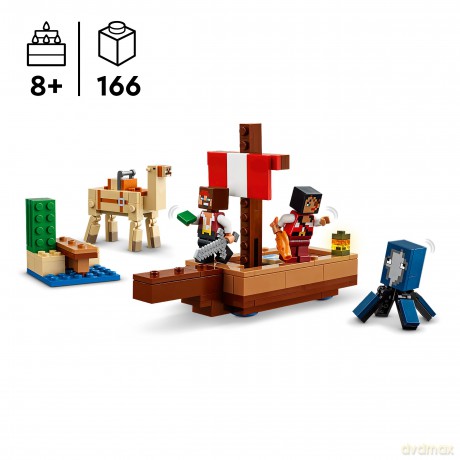 LEGO Minecraft Rejs Statkiem Pirackim (21259) [KLOCKI]